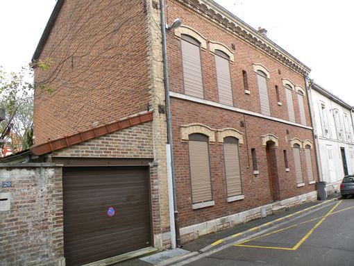  maison en brique, rue Beaujean
